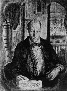 American painter George Bellows (1882-1925). Self-portrait, George Wesley Bellows